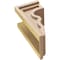 Ekena Millwork 7"W x 7"D x 14"H Wide Highland Rough Cedar Woodgrain TimberThane Corbel, Primed Tan CORUR07X07X14HLDRCPR - alternate 5